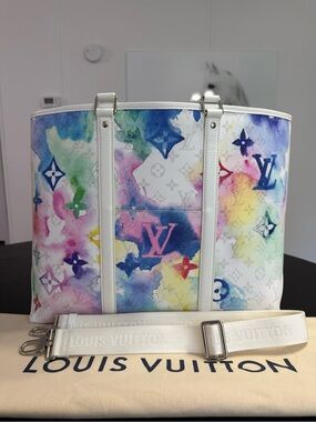 Louis Vuitton Watercolor Weekend Tote GM handbag crossbody